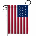 Guarderia 13 x 18.5 in. United State 1858-1859 American Old Glory Garden Flag with Double-Sided GU3920224